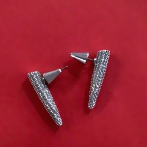 Eddie Borgo Pave spike stud earrings